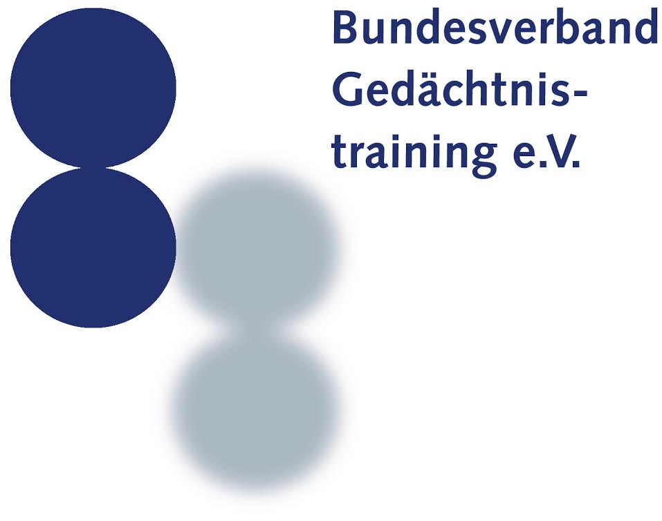 Logo des Bundesverband Gedächtnistraining e.V. Daniela Weber ist Mitglied im Bundesverband Gedächtnistraining e.V.